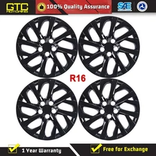 (4 Pack) Hubcaps for 2009-2025 Toyota Corolla 16-Inch Wheel Rims Cover Snap On