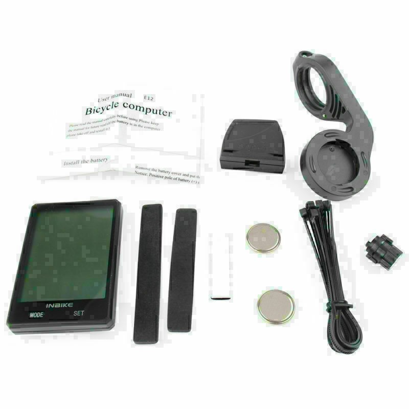 2.8"" INBIKE Bicycle Computer Waterproof LCD Odometer Speedometer Backlight