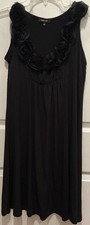 Wkmen's Black Layered  NINE WEST Dress Size 8