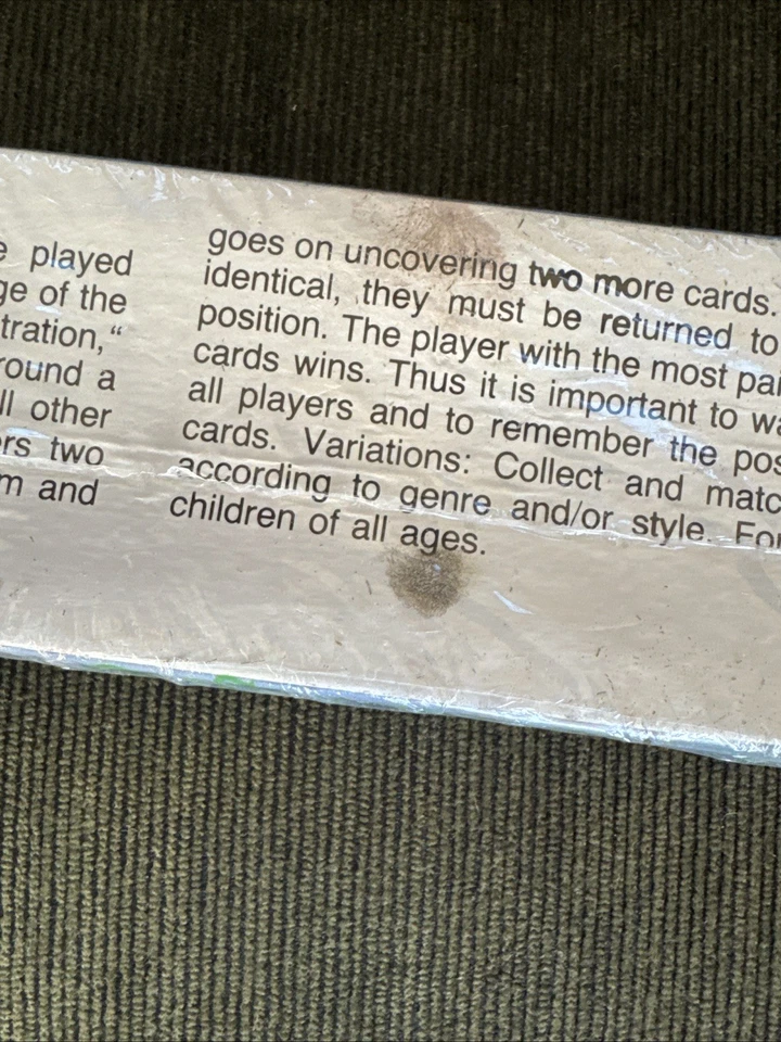 Claude Monet Memo Game Piatnik Iconic Artists Rare Sealed 1995 - Image 4 of 4