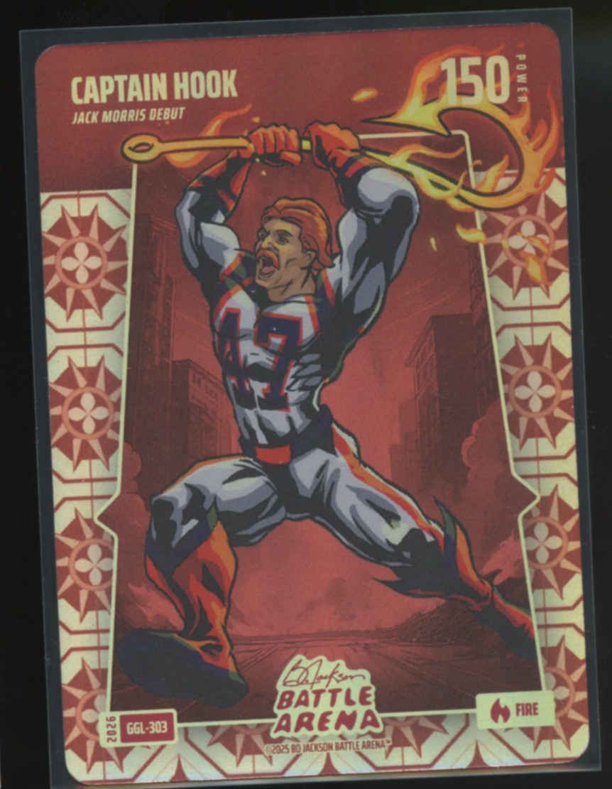 2026 Bo Jackson Battle Arena CAPTAIN HOOK Morris Great Grandma's Linoleum Fire