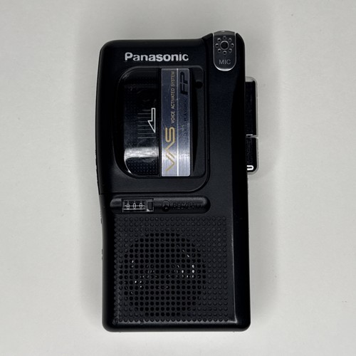 Vintage Panasonic RN-402 2-Speed Handheld Cassette Voice Recorder TESTED/WORKING