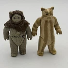 Lot Of 2 VTG Star Wars Kenner EWOK ROTJ Logray & Chief Chirpa Original 1983 HK