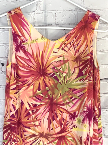 Vestido tropical hawaiano Tommy Bahama elástico seda spandex 100 % seda forrado XS 2 - Imagen 16 de 21