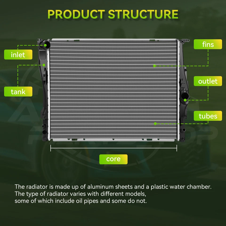 Replacement Aluminum Radiator Fit For 09-12 2013 2014 2015-2019 Dodge Journey - Изображение 3 из 4