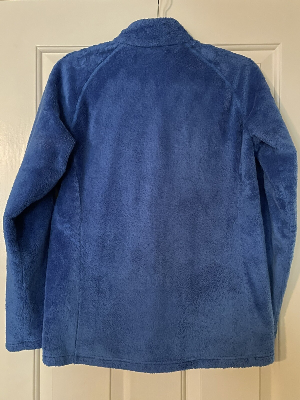 Marmot Monkey Jacket Large Blue Full Zip Fuzzy Fl… - image 2