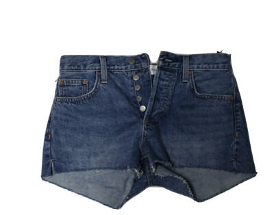 Denim Forum The Yoko Mid Thigh Short 25W in Blue | Never Worn/With Tags|