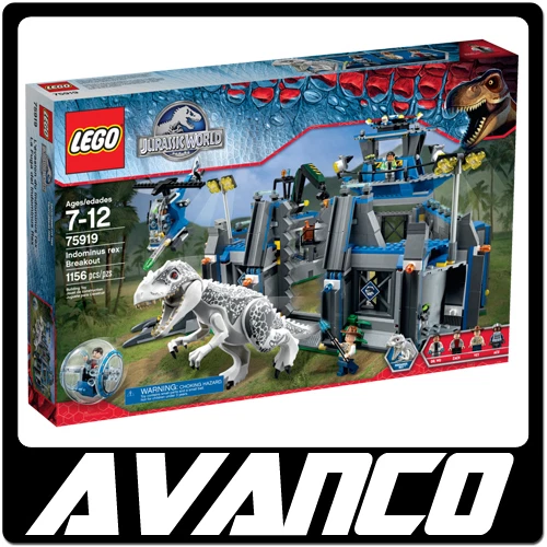 NEW LEGO Jurassic World INDOMINUS REX BREAKOUT 75919 Jurassic Park