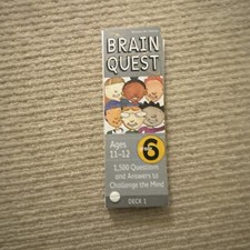 Brain Quest Grade 6 Ages 10-12 Deck 1