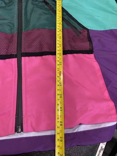 Atsuko JoJo's Bizzare Adventure Stardust Crusaders Color Block Jacke Large NEU - Bild 13 von 13