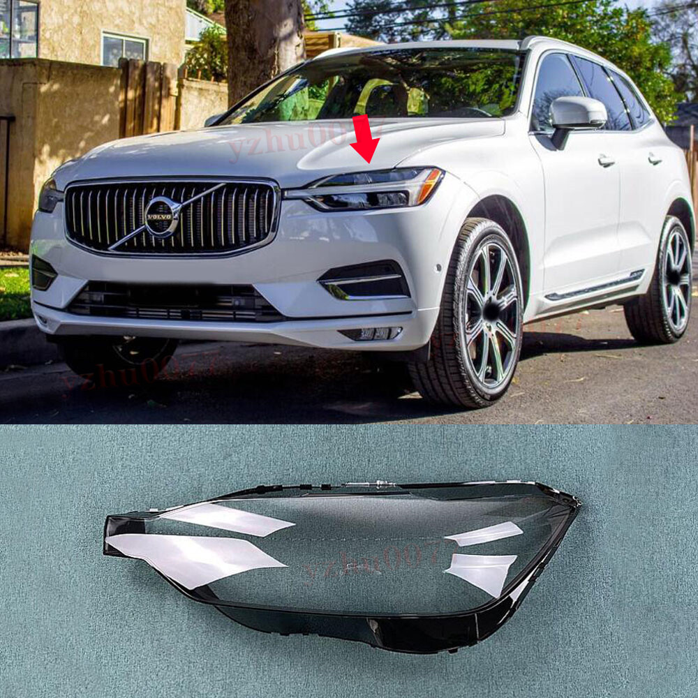 2018-2023 For Volvo XC60 Left Side Front Headlamp Lights Lens