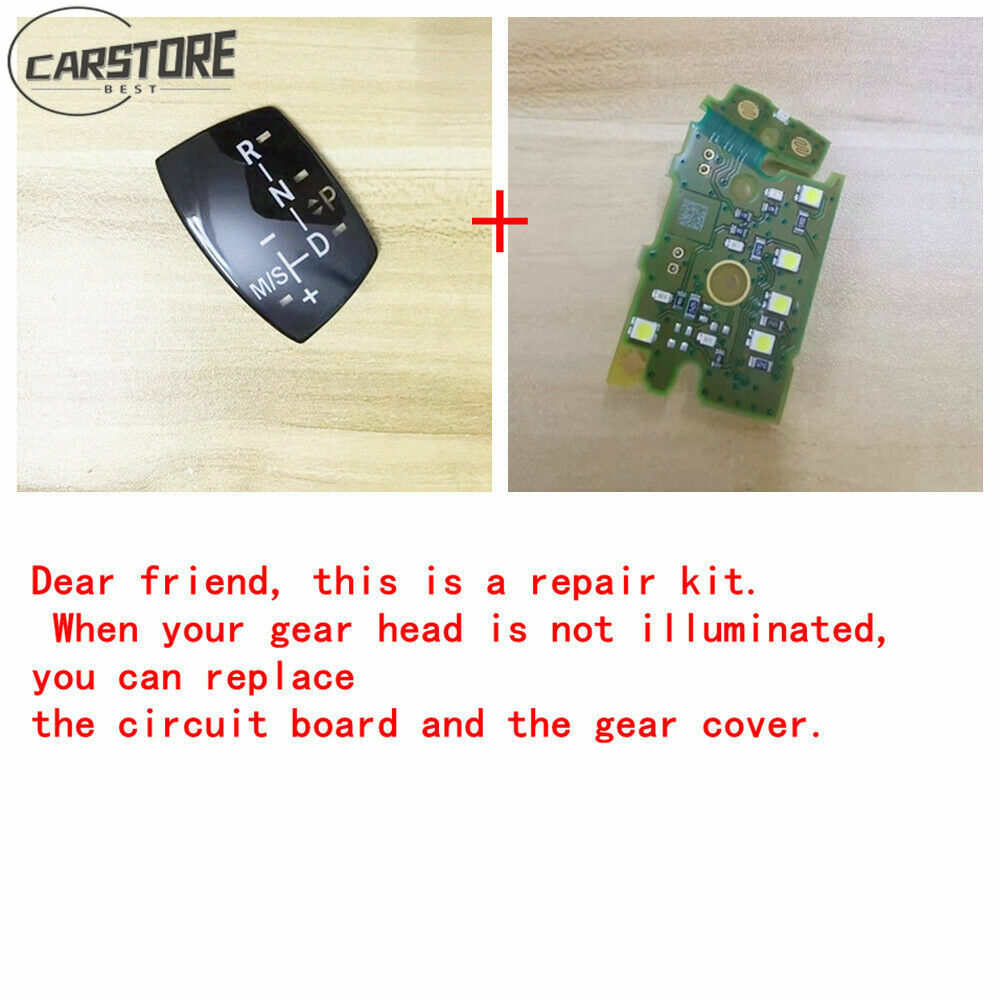 Gear Shift Knob Panel w/LED Circuit Board Repair for BMW 2 3