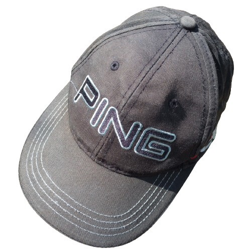 Ping Ball Cap Hat Adjustable Tape Hook Loop Closu… - image 1