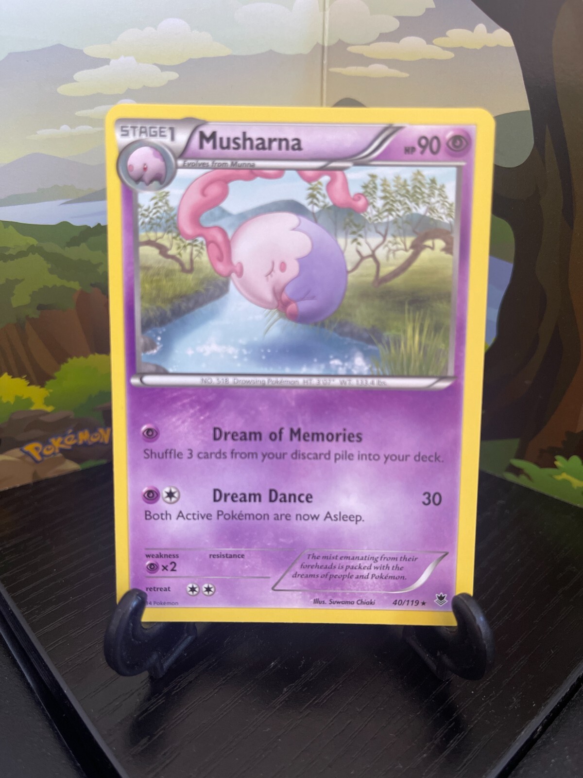 Musharna 40/119 - Phantom Forces - Rare - Pokemon Card TCG - LP