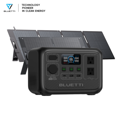 BLUETTI AC2A Portable Power Station 300W Solar Generator w/ Solar