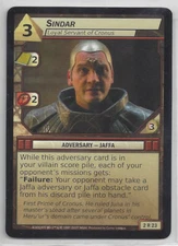 1x  Sindar Loyal Servant Of Cronus - 2R23  - Rare Light Play System Lords
