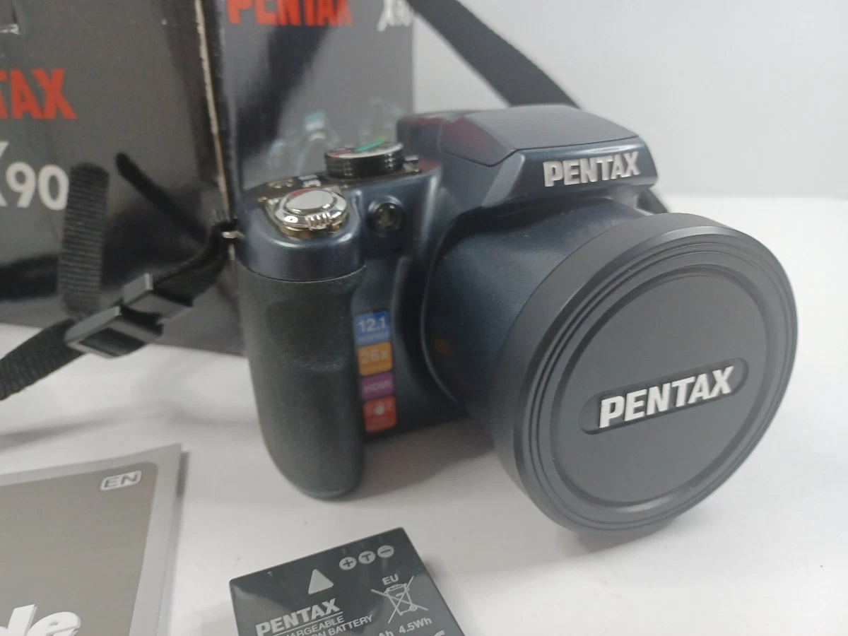 Pentax X90 Digital SLR Camera 12.1 Megapixel 26x Optical Zoom W