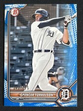 2022 Bowman Baseball Paper Prospects Spencer Torkelson Blue Parallel /125 #BP-6