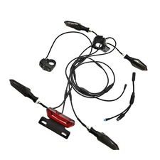 36V/48V/60V E-bike Headlight Front Rear Turn Signal Light Set with Mount Brack