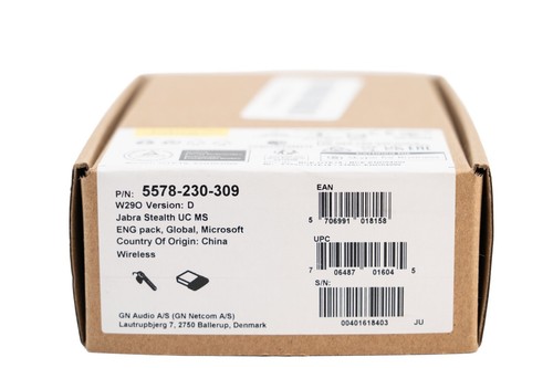 Jabra Stealth UC MS Bluetooth Headset 5578-230-309 Ear-hook Headsets - Black - 第 7/7 張圖片