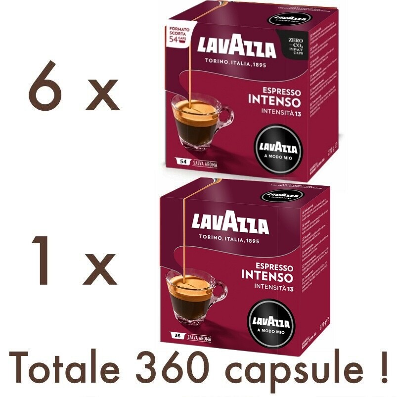 Recensione e Vendita 360 Capsule Lavazza A Modo Mio Intenso Originali