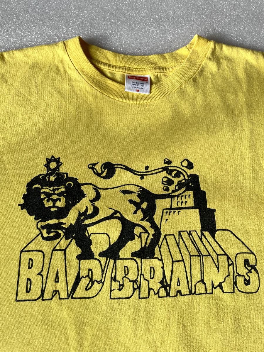 Supreme x Bad Brains Logo Tee Yellow size M | eBay Supreme x Bad Brains Logo Tee Yellow size M | eBay