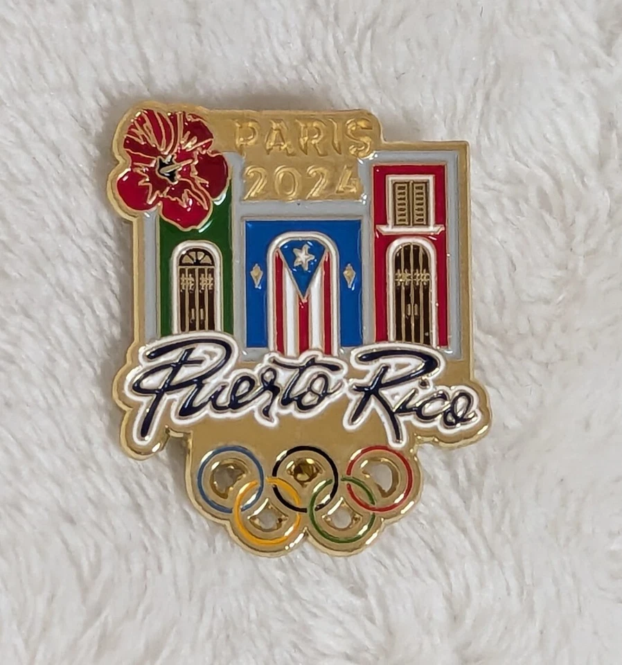 2024 Paris 33rd Summer Olympic Games Puerto Rico NOC Team Rare Ltd Edn ADT pin - Image 2 of 4