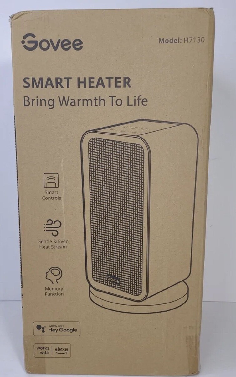 Govee Electric Space Heater 1500W Smart Space Heater with Thermostat WiFi  u0026amp; B... | eBay