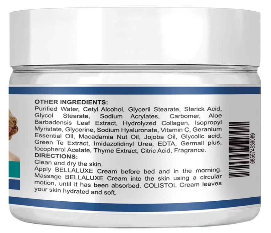 5 X 4ºZ CREMA DE BELLEZA COLÁGENO VITAMINA E CUIDADO DE LA PIEL Hidrolizada pura antienvejecimiento Foto 4 de 4