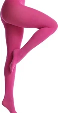 EVERSWE Women's 80 Den Soft Opaque Tights Women's Tights XXL XXXL Fuchsia Pink
