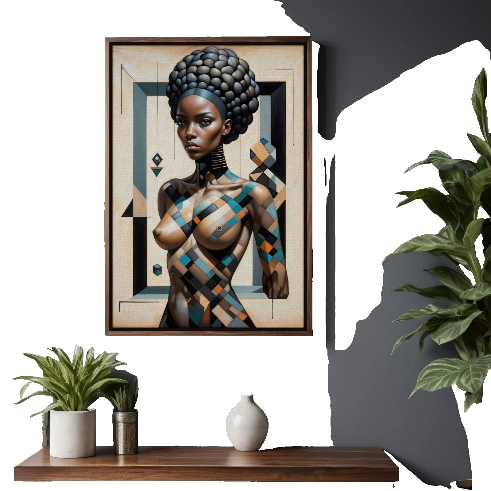 Realismo de Lona Impresiones artísticas señoras