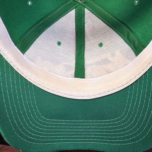 Vintage Minnesota North Stars Sports Specialties Script Green Snapback Hat NHL - Picture 7 of 9