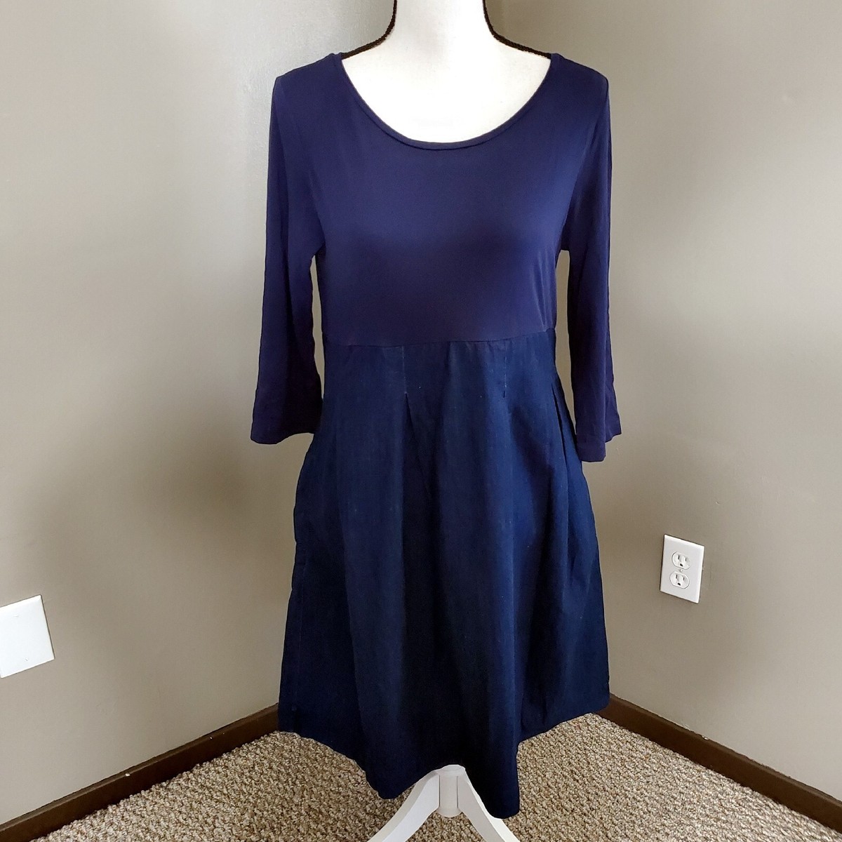 COS Dress Womens Size Medium Blue Cotton Chambray Denim Long Sleeve Pockets | eBay COS Dress Womens Size Medium Blue Cotton Chambray Denim Long Sleeve Pockets | eBay