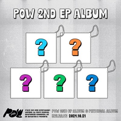 [1P] POW - 2nd EP Album Photo Card CD Disc K-pop Unopened Boy Group Band Book