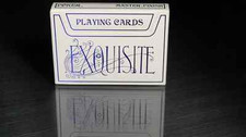 EXQUISITE BLUE DECK OF PLAYING CARDS BY EXPERT PCC MAGIC TRICKS GAMES COLLECTOR