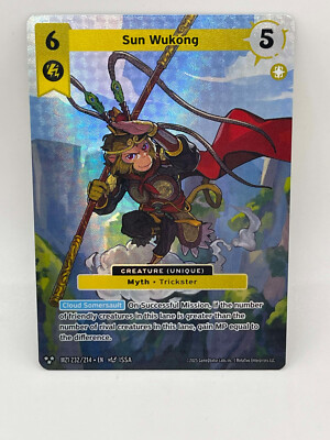Sun Wukong Alt Art Metazoo 2025 Base Set MZ1 232/214 Alternate Art
