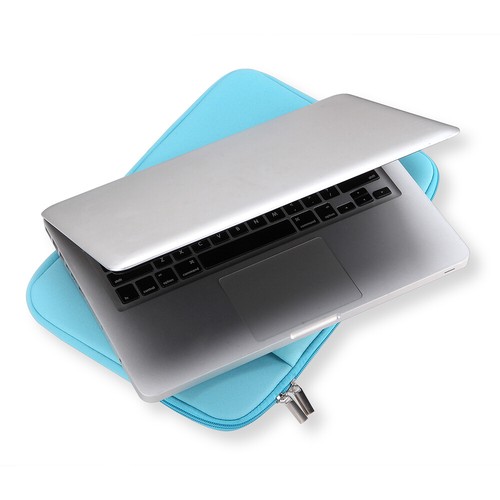 B2015 Laptop Sleeve Soft Zipper Pouch 11”/12”/13”/14”/15”/15.6”/17” Bag B3L8 - Afbeelding 2 van 12