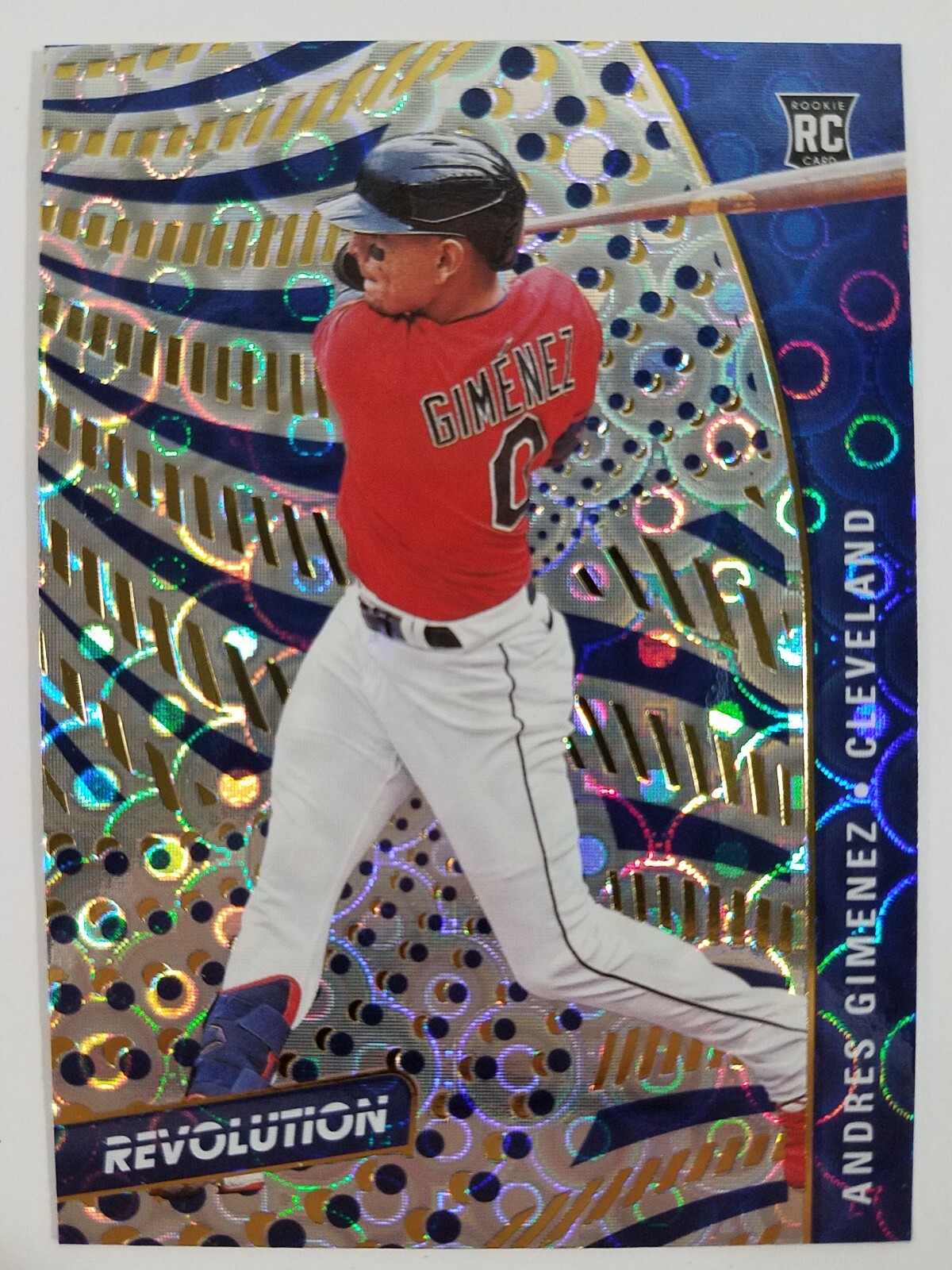 2021 Chronicles Revolution Baseball Groove #82 - Andres Gimenez RC - Indians