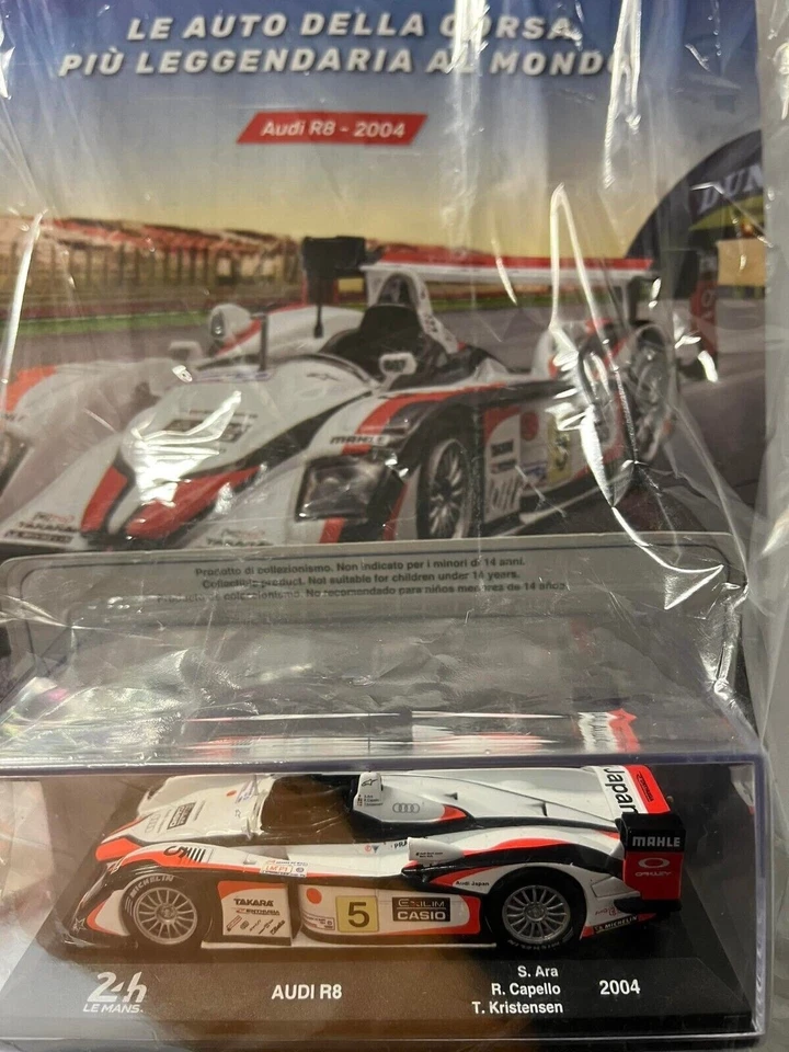 24H LE MANS COLLECTION VOL. 7 - AUDI R8 - 2004 - SCALA 1:43 DIE-CAST - Immagine 2 di 2