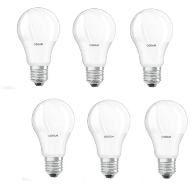 6x OSRAM LED Star Classic E27 8,5W=60W kaltweiß 806lm EEK:G (Spektrum A-G)