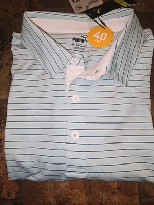 NWT $80 Puma Mattr Bay Cay-Pacific Green Short Sleeve Golf Polo Size XL