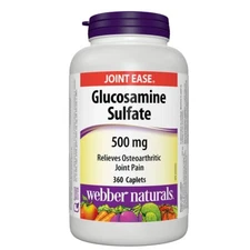 Webber Naturals Joint Ease Glucosamine Sulfate Triple Strength 360 Caps NEW