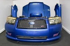 Jdm 2003-2008 Subaru Forester Sti Sg5 Sg9 Front End W Hid Headlights Rally Blue