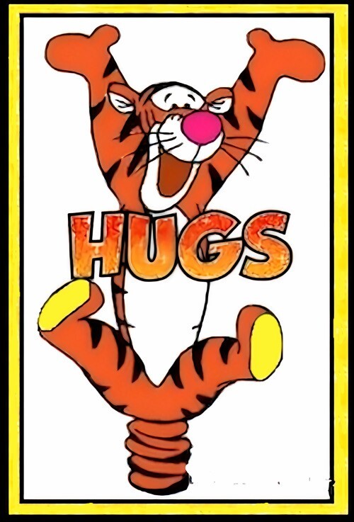 HUGS Tigger Bounce Pooh Bear Disney Character MAGNET | eBay