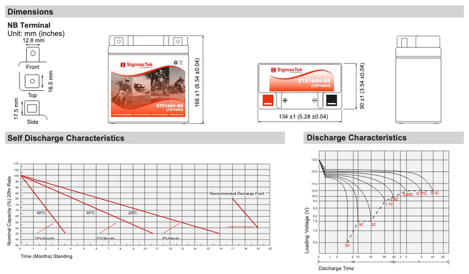 Honda 1000CC Hurricane CBR1000F, 1987-1996 Battery Replacement (210CCA) Foto 4 de 4