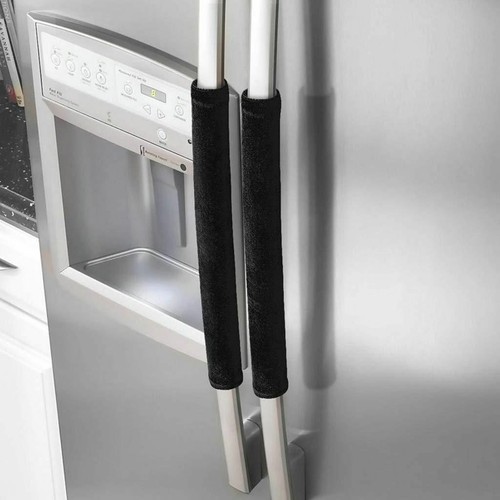 2/4pcs Kitchen Refrigerator Oven Door Handle Cover Home Decor Protector Smudges - Picture 13 of 16