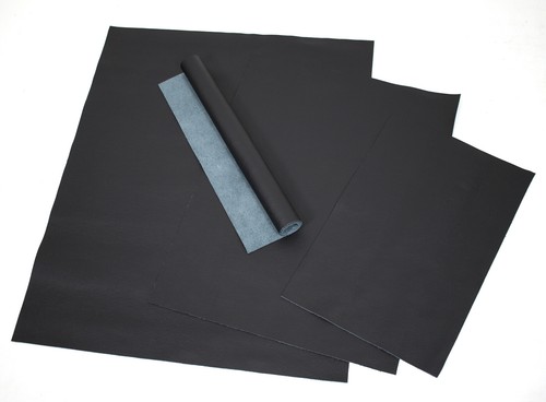 Ital. Büffelleder Federica Soft-Nappa glatt schwarz 0,9-1,1 mm Möbelleder #w003 - Picture 10 of 20