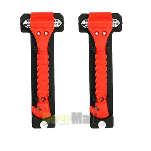 LOT 1-10X Red Emergency Glass Window Breaking Hammer Breaker Escape Tool for Car - Picture 15 of 18