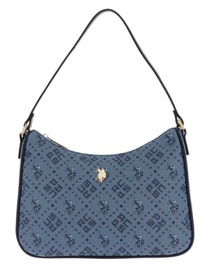 U.S. POLO ASSN. New Hampton Hobo Bag S Schultertasche Tasche Navy dunkelblau