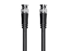 Monoprice SDI BNC Cable, 3ft, Black, 12G, 16AWG, Dual Copper, Aluminum Shielding